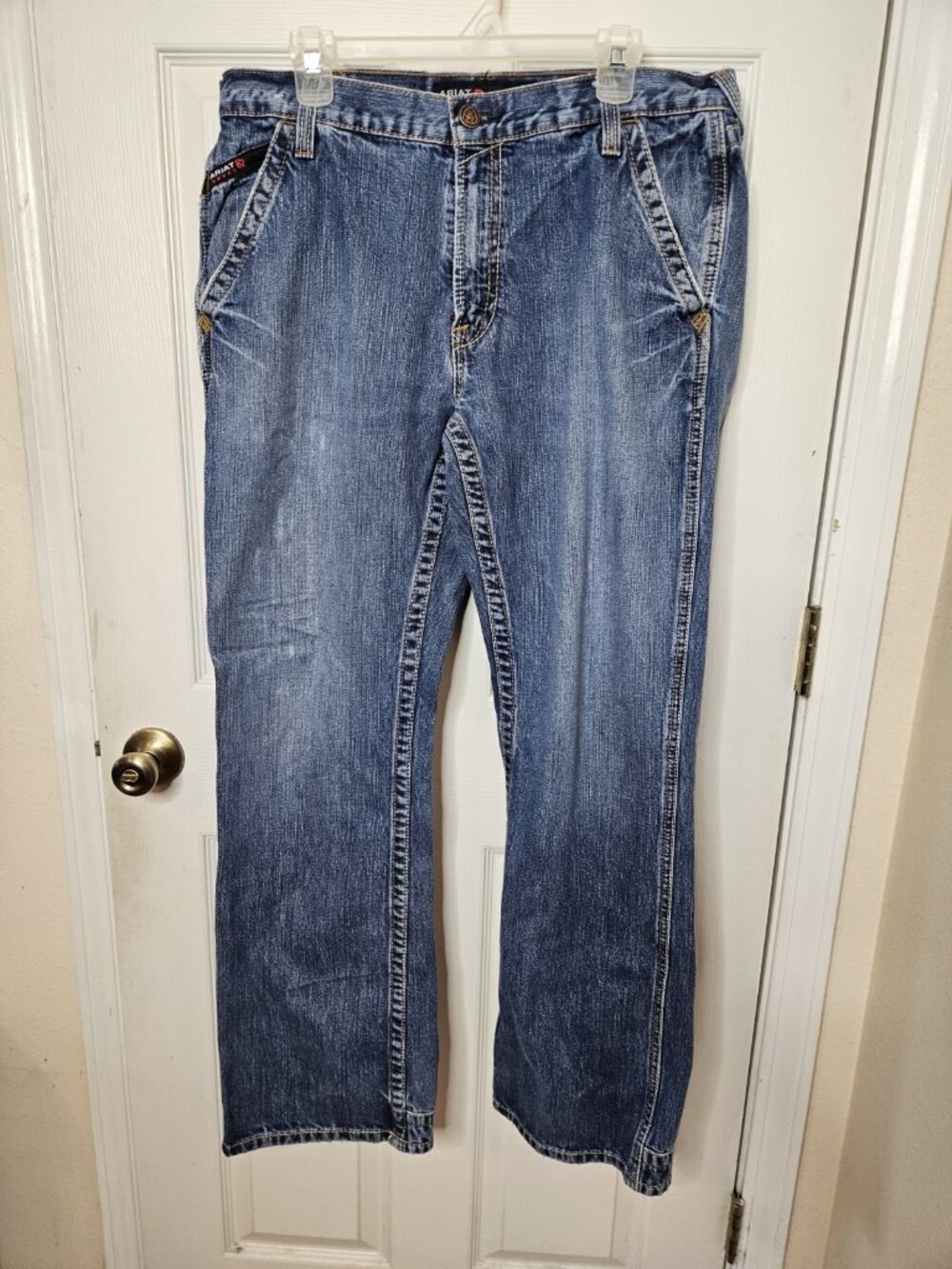 Ariat FR M4 Relaxed Boot Cut Jeans Flame Resistant Work Denim FR Mens 35x34